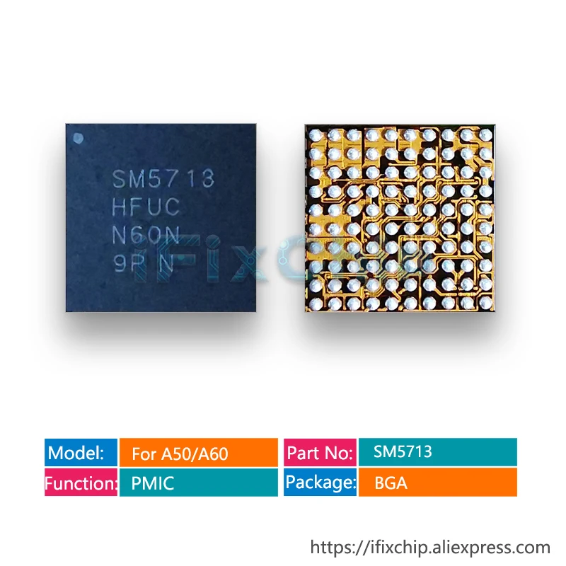 2-10pcs/lot SM5713 For Samsung A60/A50 Small Power Management Chip PM IC PMIC