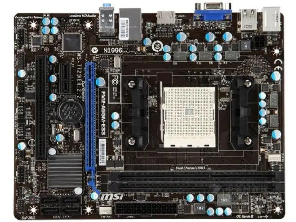 

MSI FM2-A55M-E33 original desktop motherboard DDR3 Socket FM2 motherboard Solid-state integrated BOARD