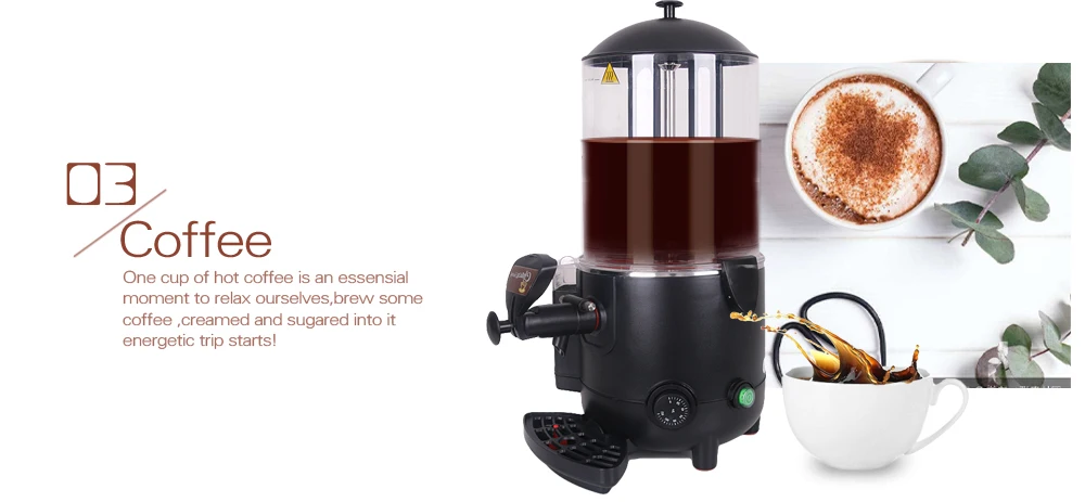 ITOP 5L/10L горячий диспенсер для шоколада, коммерческая система Baine Marie, машина для шоколада, молока, чая, напитков для кафе-магазина