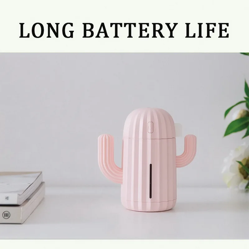 340 мл увлажнитель воздуха кактус время ароматерапия диффузор тумана Fogger мини с