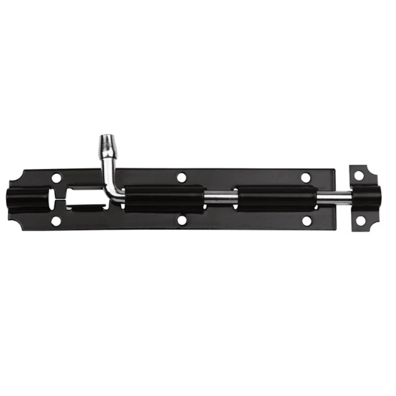 Новый Большой Сад ворота Сарай раздвижных дверей 4/5/6/8 дюймов башня болт Черный