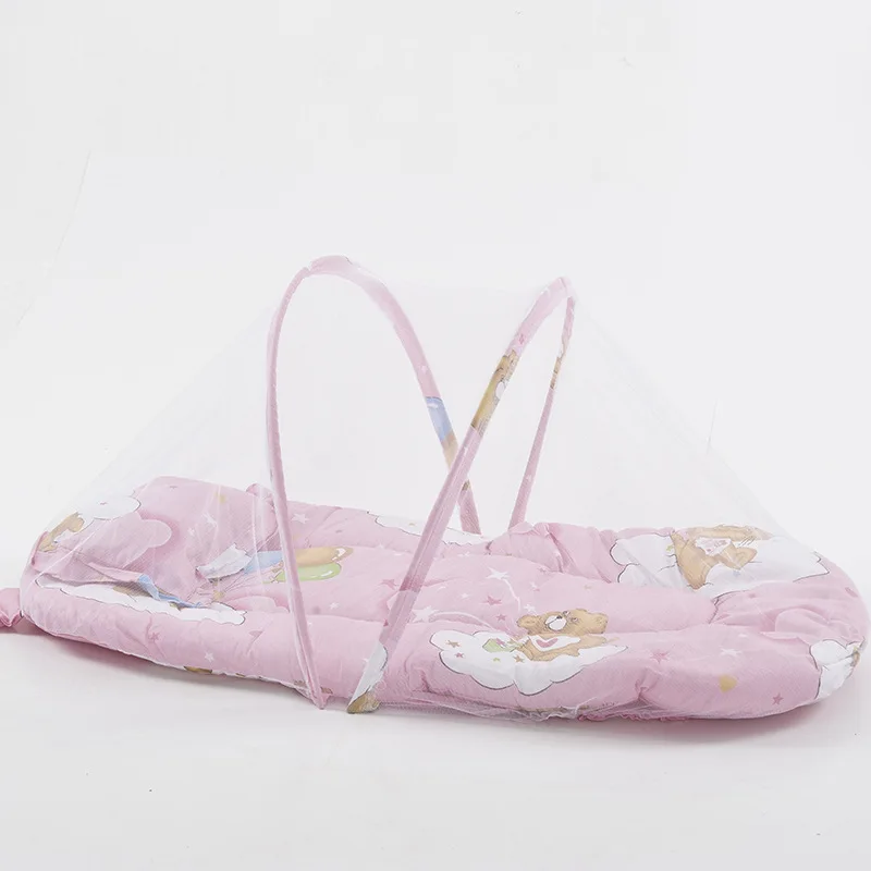 Складная детская кровать из полиэстера москитная сетка Юрта кроватка палатка