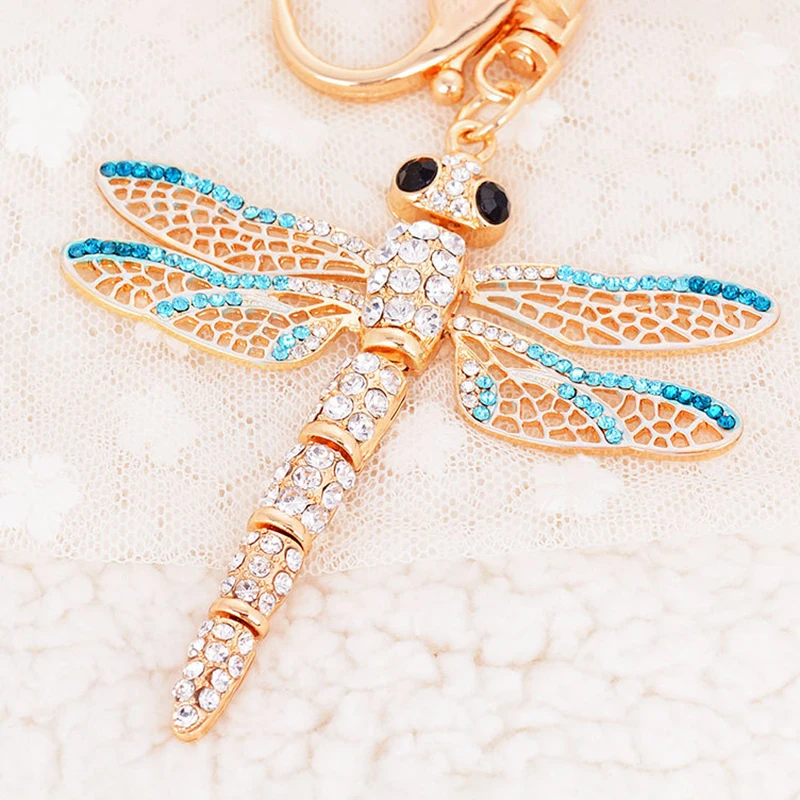 

Ручная работа, подвеска в виде стрекозы со стразами, красивый набор для работы со стрекозой, брелок для ключей со стразами, подвеска для авто...