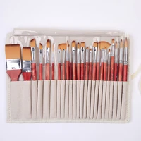 artsecret high grade new arrival 2281 red color synthetic brushes for drawing stationary acrylic painter tool art supplies