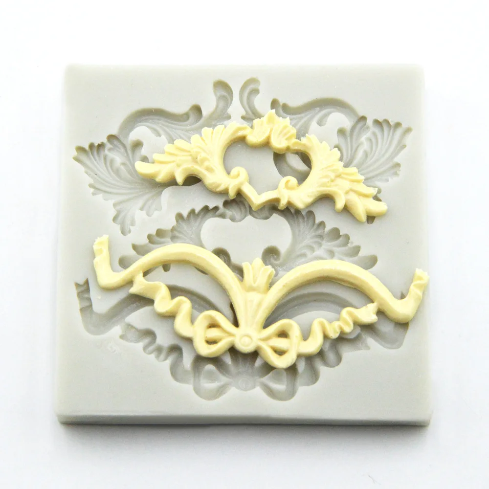 Европейская рельефная силиконовая форма для торта инструменты выпечки DIY рамка