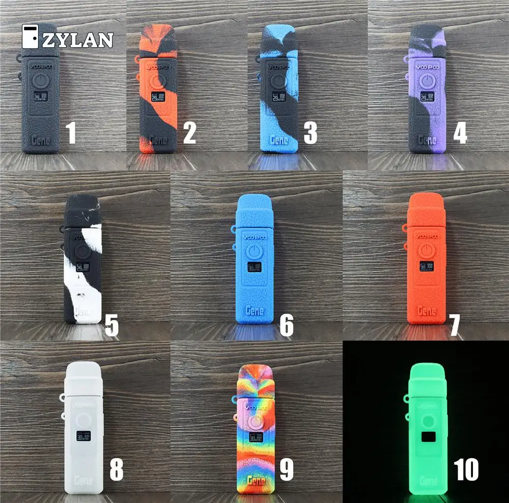 10 цветов Новый Модный безопасный силиконовый резиновый чехол для Voopoo Vinci Air