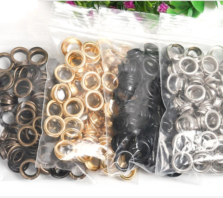 

100 sets 3.5/4/5mm/6mm/8mm/10mm/12/14mm metal Eyelets Tool Kit,Hammer stick,Punch,grommet eyelet Riveting installer fastening