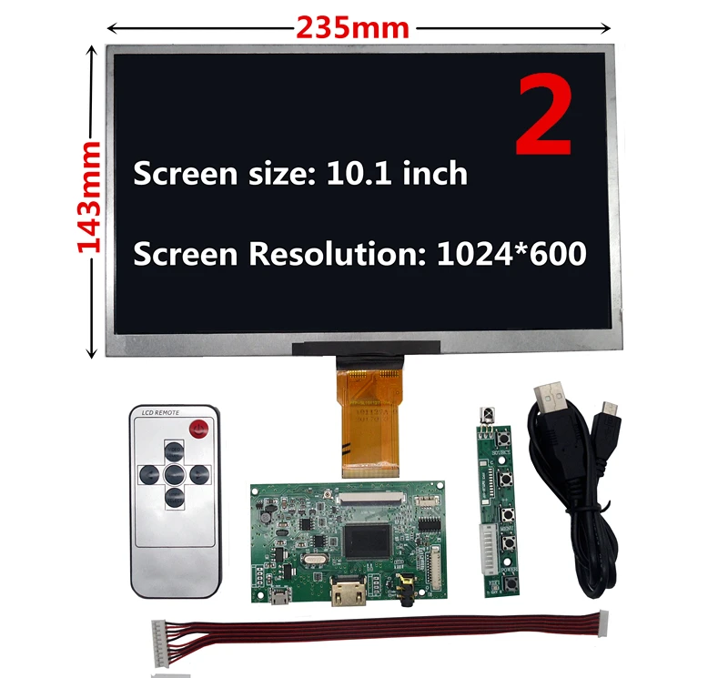 ЖК дисплей 7/8/9/10.1 TTL контроль ler HDMI плата драйвера Аудио управления для Lattepanda Raspberry
