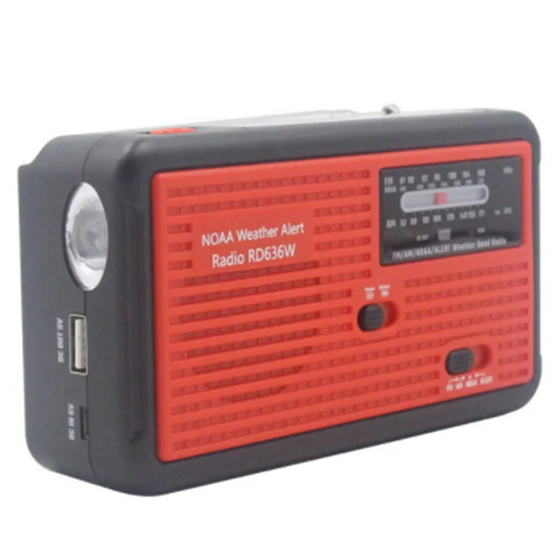 ИГ-аварийный фонарик Ручной радио солнечной энергии банк Fm Am Noaa с телефоном