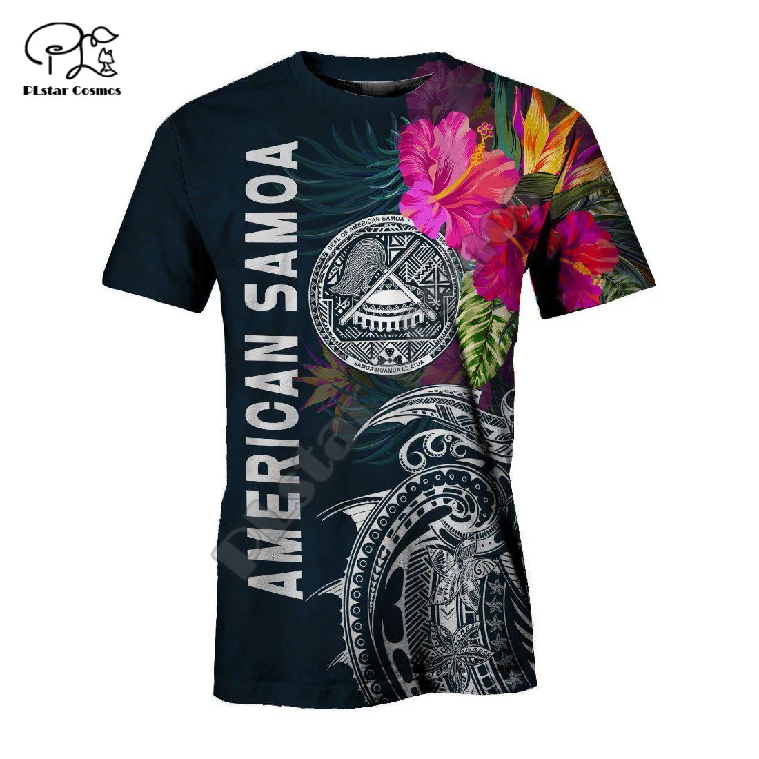 

PLstar Cosmos American Samoa Culture 3D Print 2021 New Fashion Summer T-Shirts Short-Sleeve Tee Men/Women Casual Streetwear S27