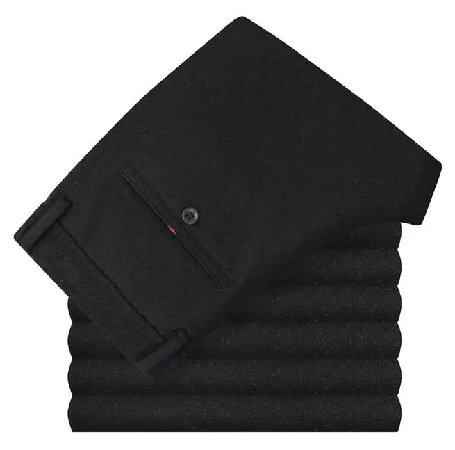 Зимние мужские утепленные брюки костюм Мужской Блейзер прямые Стрейчевые для