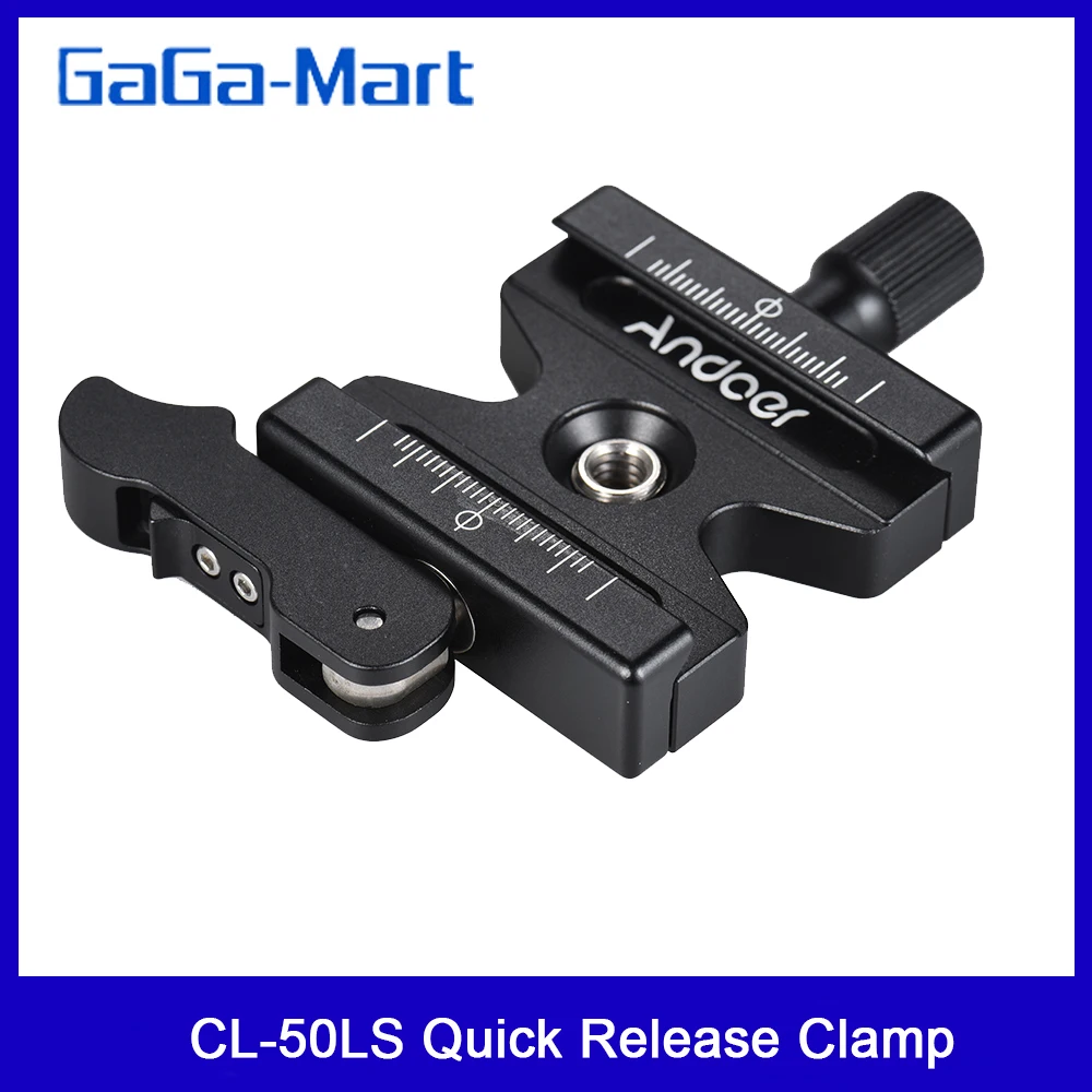 Andoer CL-50LS быстроразъемный зажим Регулируемый рычаг Ручка-тип 1/4 &quot&amp 3/8&quot