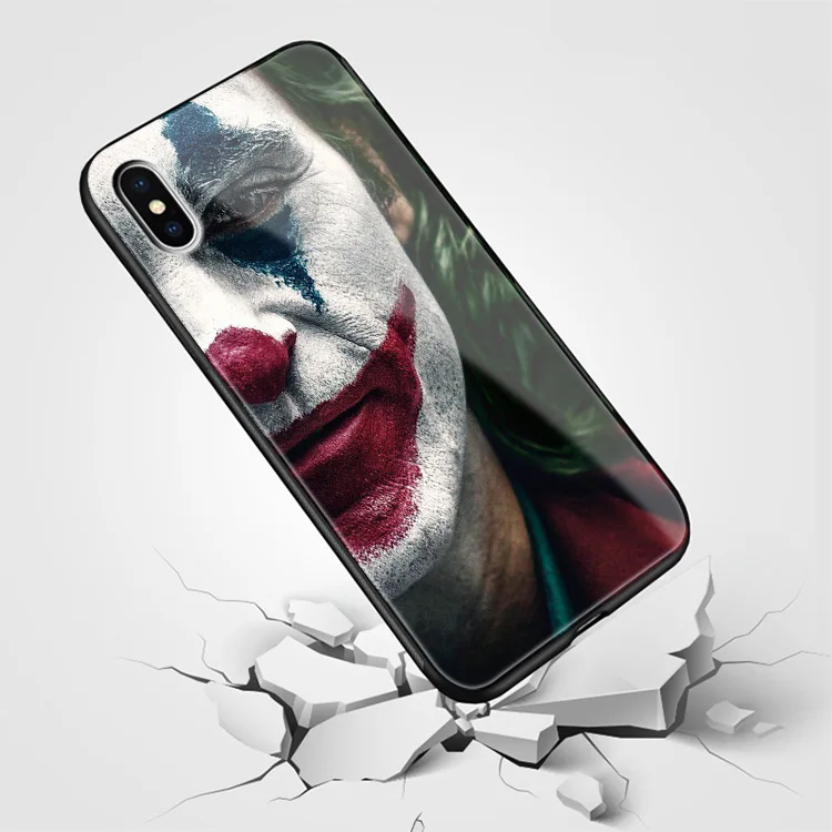 Joker Joaquin Phoenix мягкий силиконовый стеклянный чехол для телефона, чехол для apple iPhone 6 6S 7 8 Plus X Xr Xs 11 PRO Max