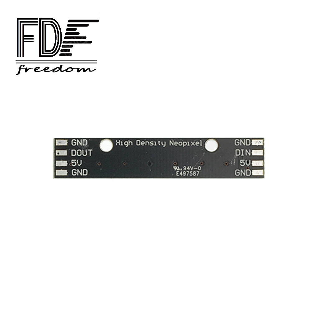 8-битная 8-канальная светодиодная подсветка WS2812b 5050 RGB встроенная полная новая