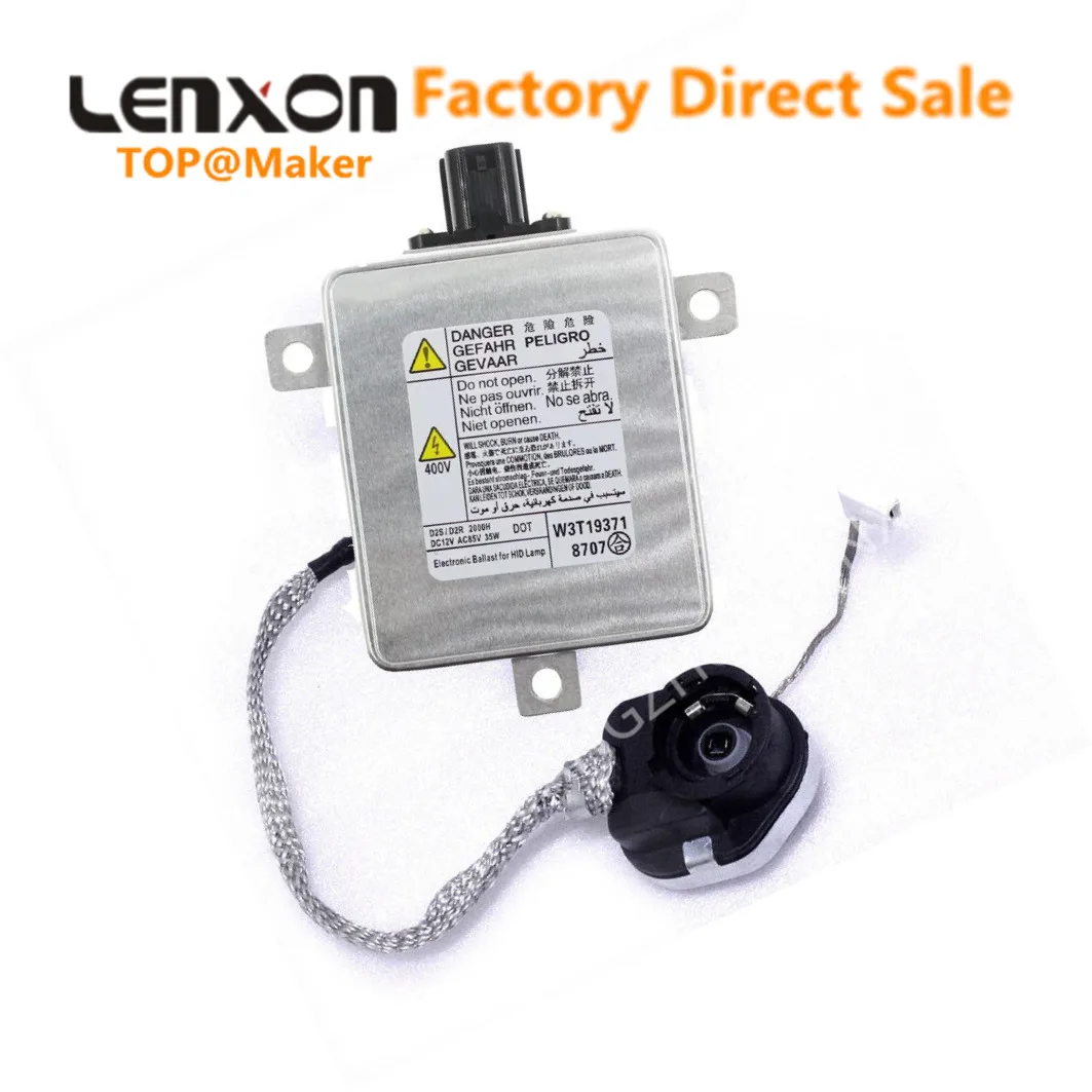 

LX Factory direct sale new HID XENON D2S Ballast with cable for Mitsubishi OEM W3T19371 W3T16271 (for Acura Honda Mazda )