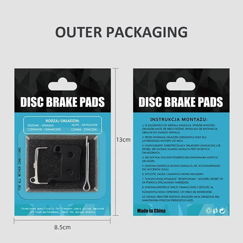 

1 Pair MTB Mountain Bike Brake Pads for Shimano M445 355 395 Bicycle Parts Cycling Resin Organic Disc Road Brake Pads