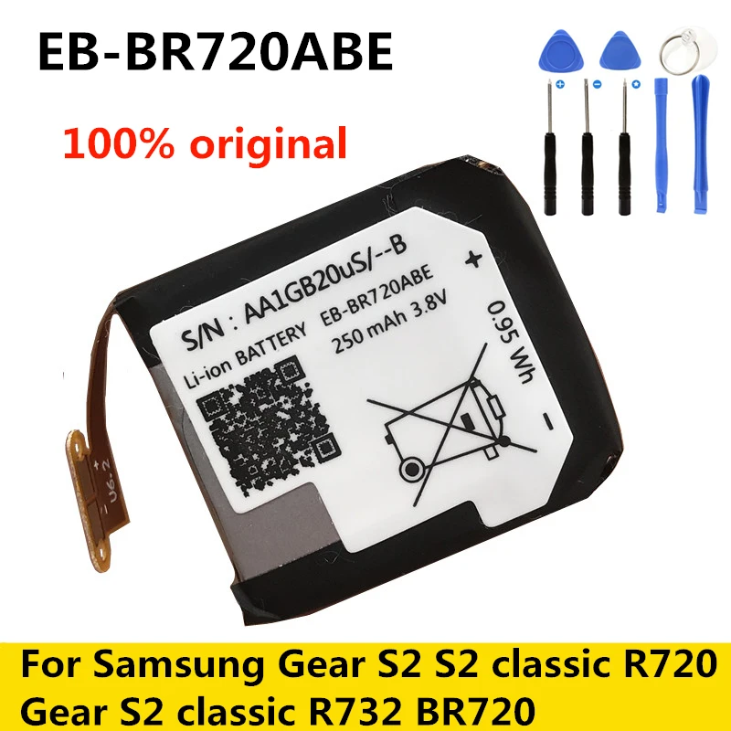 EB BR720ABE батареи для Samsung Gear S2 classic R720 R732 BR720 BR730ABE Sport 3G R730|Аккумуляторы мобильных