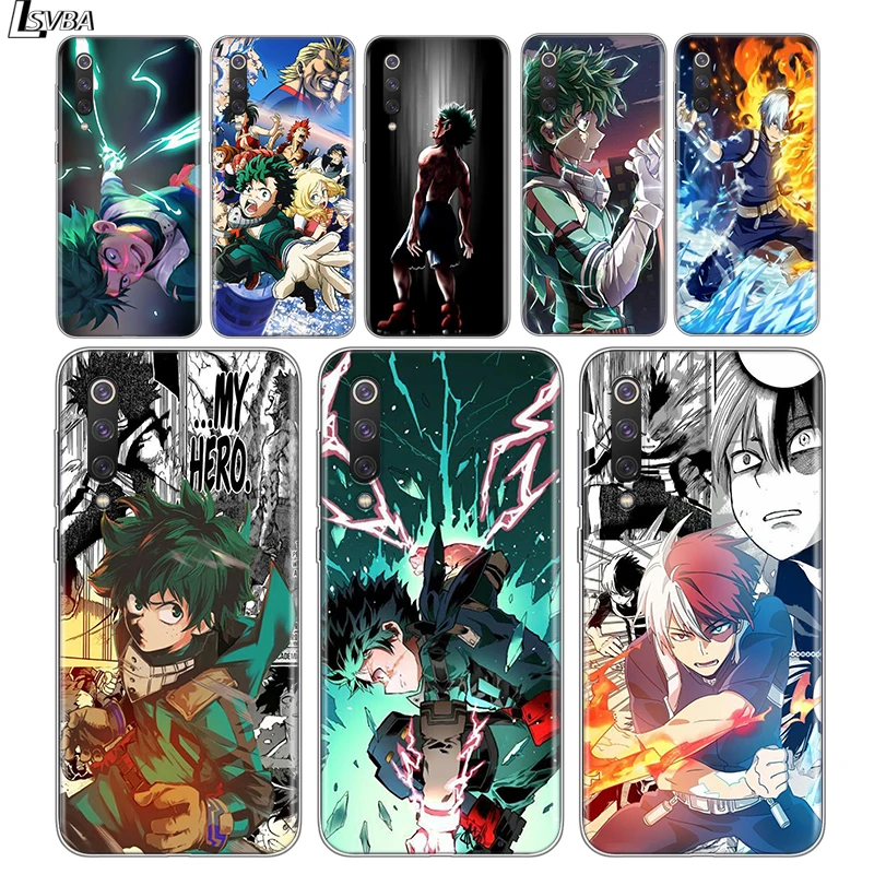 

My Hero Academia Anime Soft TPU Silicone Cover For Xiaomi Mi Note 11 10T 10 9 9T SE 8 Lite Pro Ultra 5G Phone Case