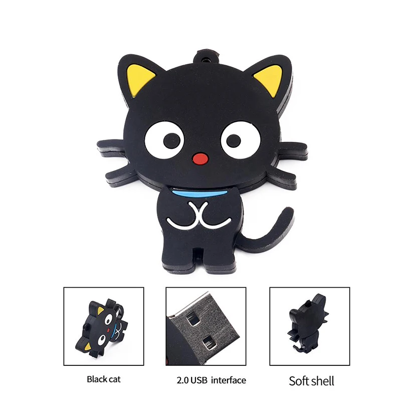 

Usb-флеш-накопитель в виде кошки, 128/64 ГБ, USB 2,0