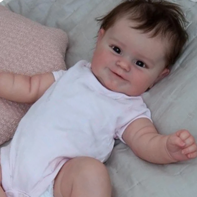 

Кукла-младенец Реборн, 20 дюймов, улыбка, Мэдди-Беби, кукла для новорожденных, готовая кукла ручной работы, игрушки для детей, подарок