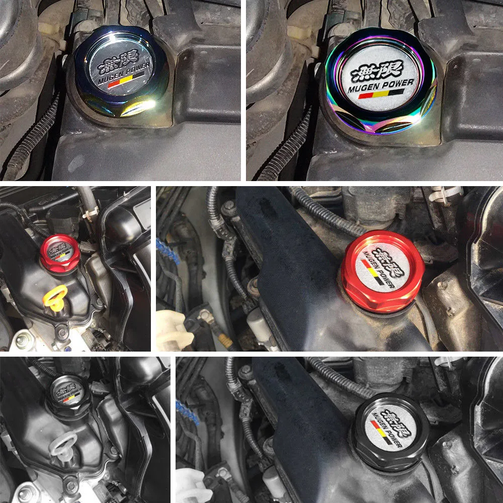 

Power Performance Oil Cap Aluminum Radiator Cap Cover Mugen Fit for Honda Accord Civic RS-CAP003
