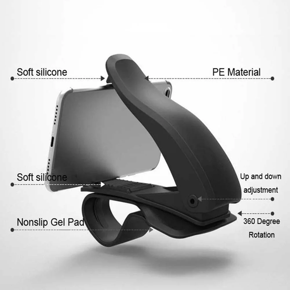 

Car Phone Holder In Car Accessories Vehicle Phone Bracket Car Dashboard Bracket 360 Rotary Support