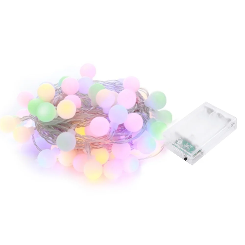 Colorful Aimkeeg 10 м 80 светодиодная гирлянда, красочные сказочные огни, гирлянда для праздника, Рождественская елка, лампа, декор комнаты, огни, садовые, вечерние, украшения - Испускаемый цвет: Colorful