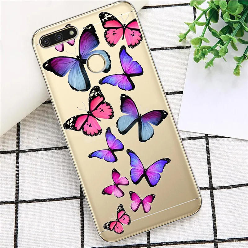 Фламинго роскошный для huawei Y5 Y6 II Prime Nova 2 3 4 3i Plus чехол для телефона Etui funda etui capinha capa CUTE