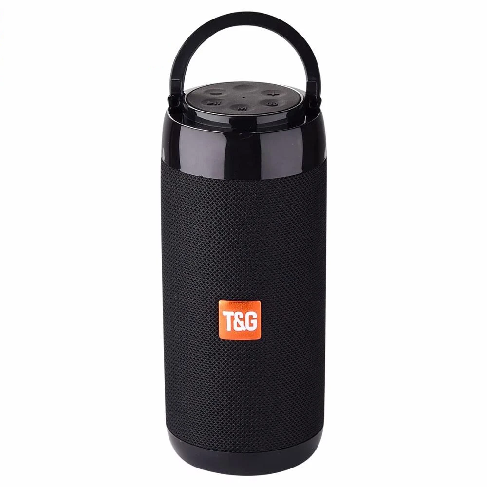 TG113C Column Portable Bluetooth Mini Speaker with FM Radio TF Card AUX Cable Wireless Loundpeakers &ampPhone Holder 9 Colors |