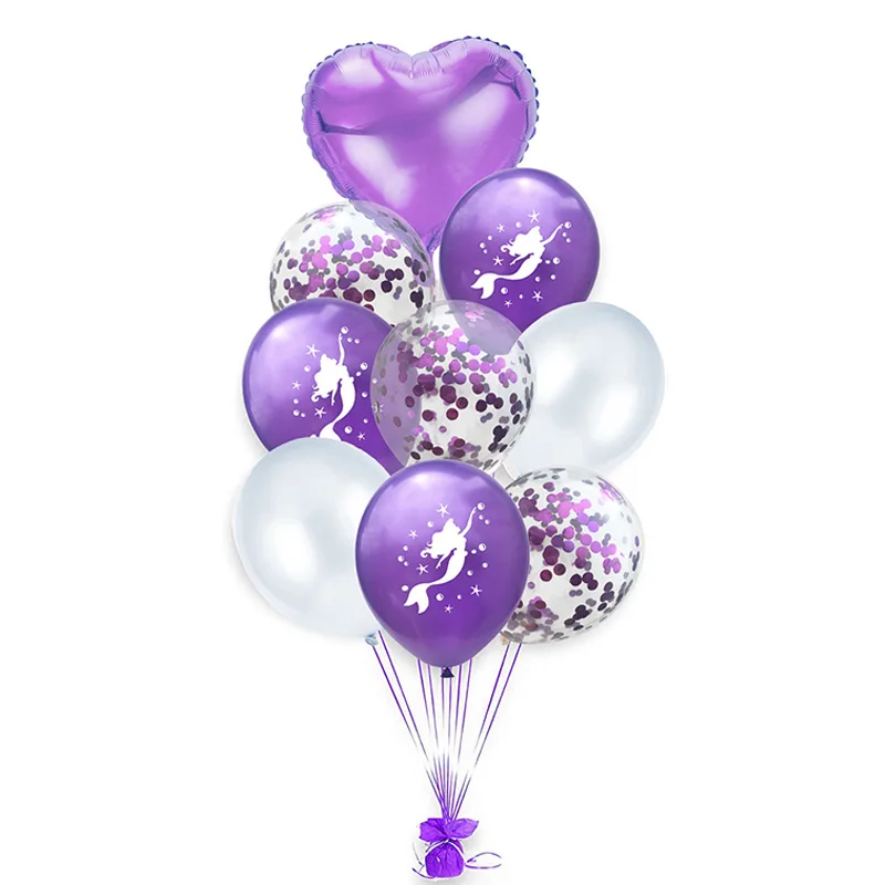1 комплект 18 дюймов алюминиевая фольга любовь единорог Русалка воздушный шар