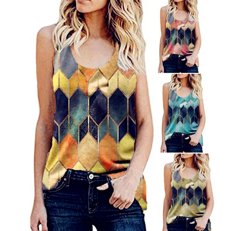 

Summer New Hot Women Sexy Vest Tops Plus Sizes Tees Femme Hole T-Shirt Elegant Tank Strap Befree Boho