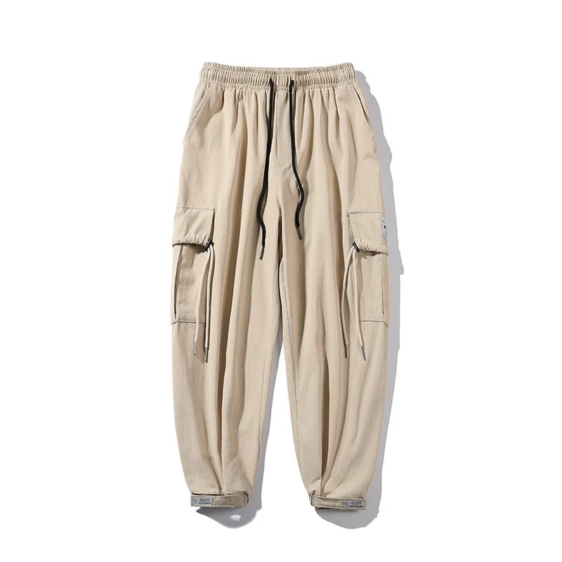 

2021 New Trendy Loose Guard Pants Spring and Autumn Pants Male Ins Hong Kong Wind All-match Casual Pants Street Wear Pants 5XL