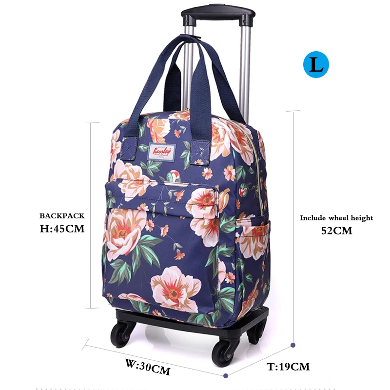 

2022 Carry on Luggage with Wheels Designer Suitcase set Trolley Travel Bags for Women Luxury Luggage sets Cart Shoppers Backpack