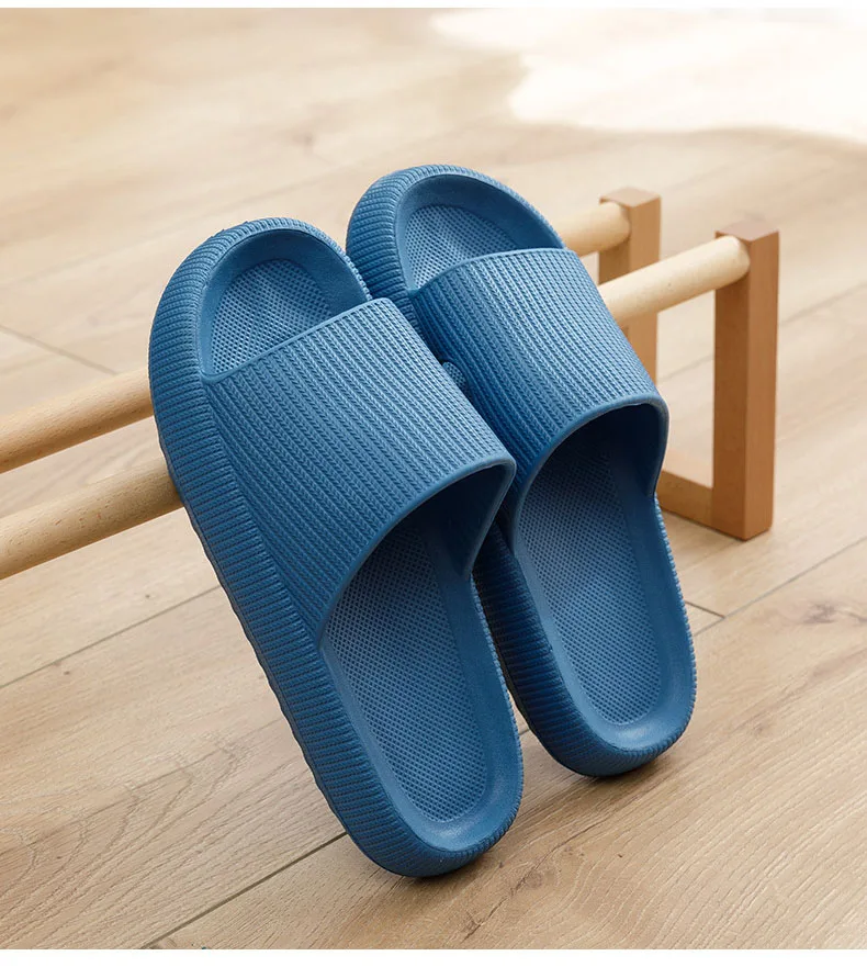 

Women Thick Platform Slippers Ladies Indoor Bathroom Anti-slip Shoes Summer Beach Eva Soft Sole Slide Sandals Leisure Men