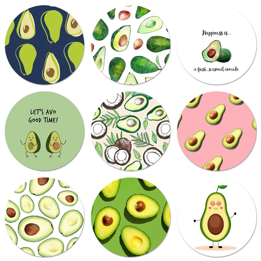 Милые значки с изображением авокадо еды металлические для фотографий | Дом и сад