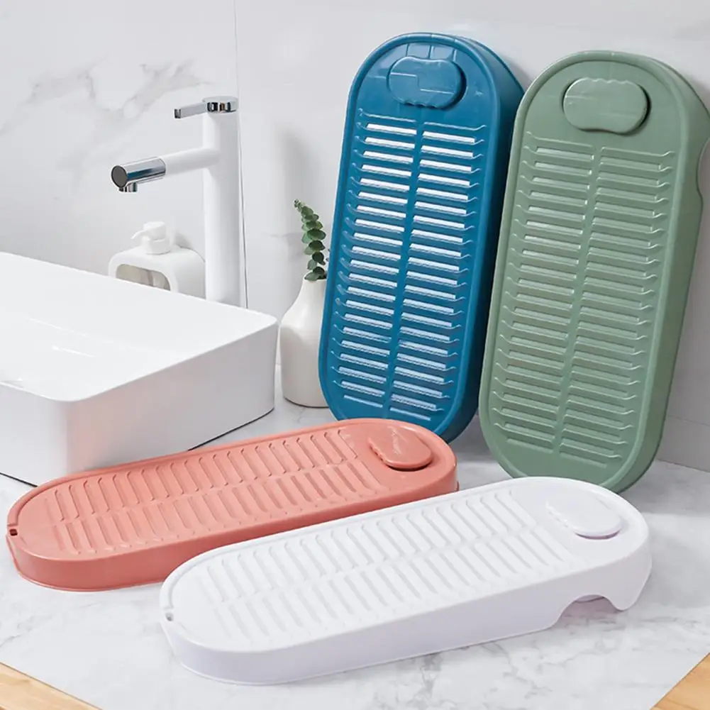 

Mini Washboard Eco-friendly Space-saving Plastic Clothes Washing Board Supplies Socks Underwear Dorm Household Accessories