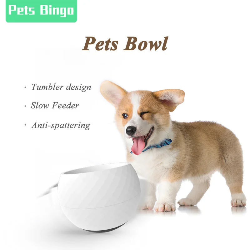 Домашние животные бинго 1.5л кормушки для собак влагостойкие собаки медленная