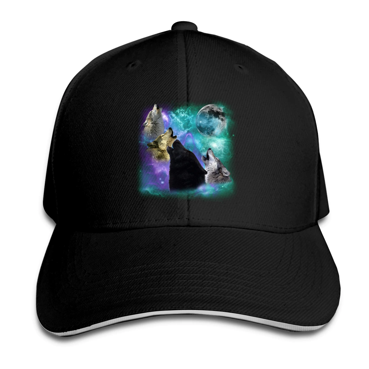 

Wolves Hat Baseball Cap for Men Women Fashion Adjustable Sun Hat