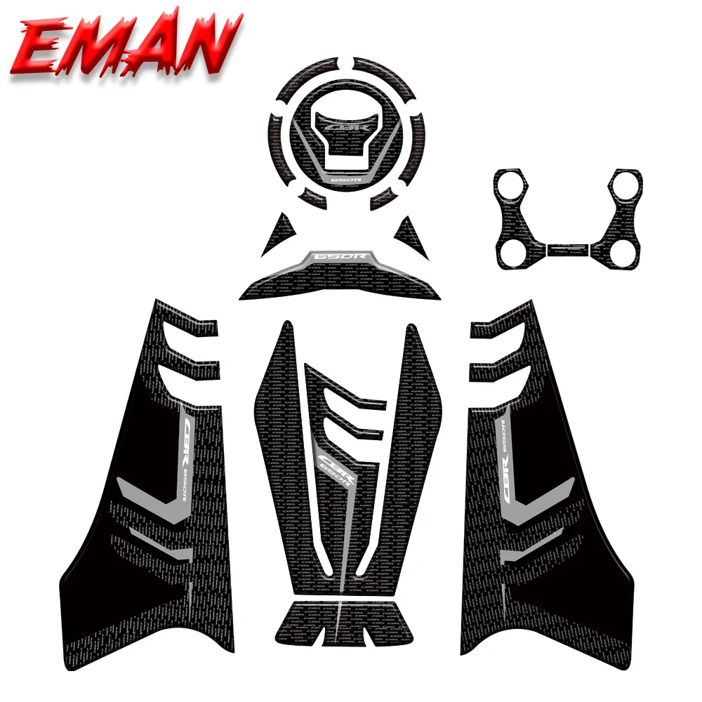 

For HONDA CBR650R cbr 650r 2019 Motorcycle Fuel Tank Anti-Scratch Gas Cap Pad Protection Sticker 3D Decal