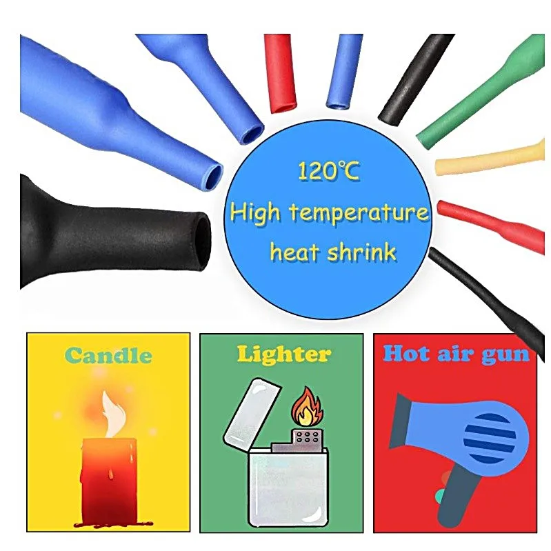 530 быстрая термоусадочная трубка изоляция проводов для кабеля Полиолефиновый