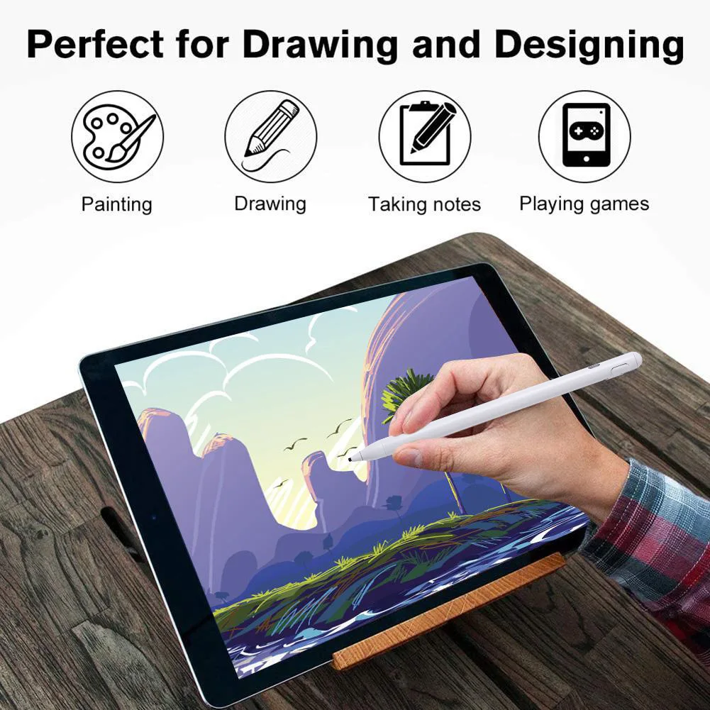 

Universal Capacitive Stylus Touch Screen Pen Smart Pen for IOS/Android System Apple iPad Phone Smart Pen Stylus Pencil Touch Pen