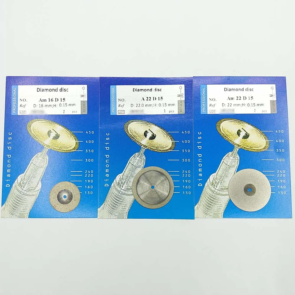 

Стоматологический двухсторонний Алмазный режущий диск 0,15 мм для разделения полировки керамической короны гипса или нефрита с оправками