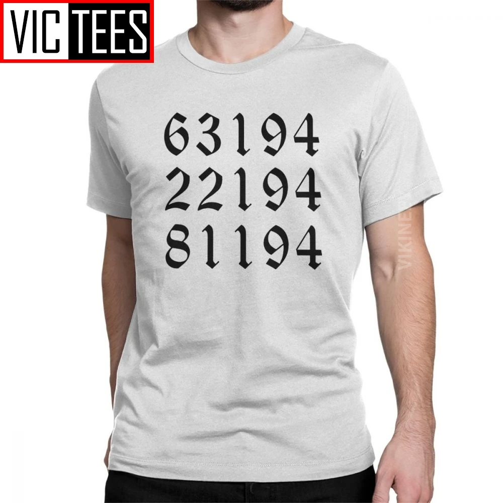 Мужская хлопковая футболка с принтом номеров Эмма манга Норман Рэй 2020|Мужские