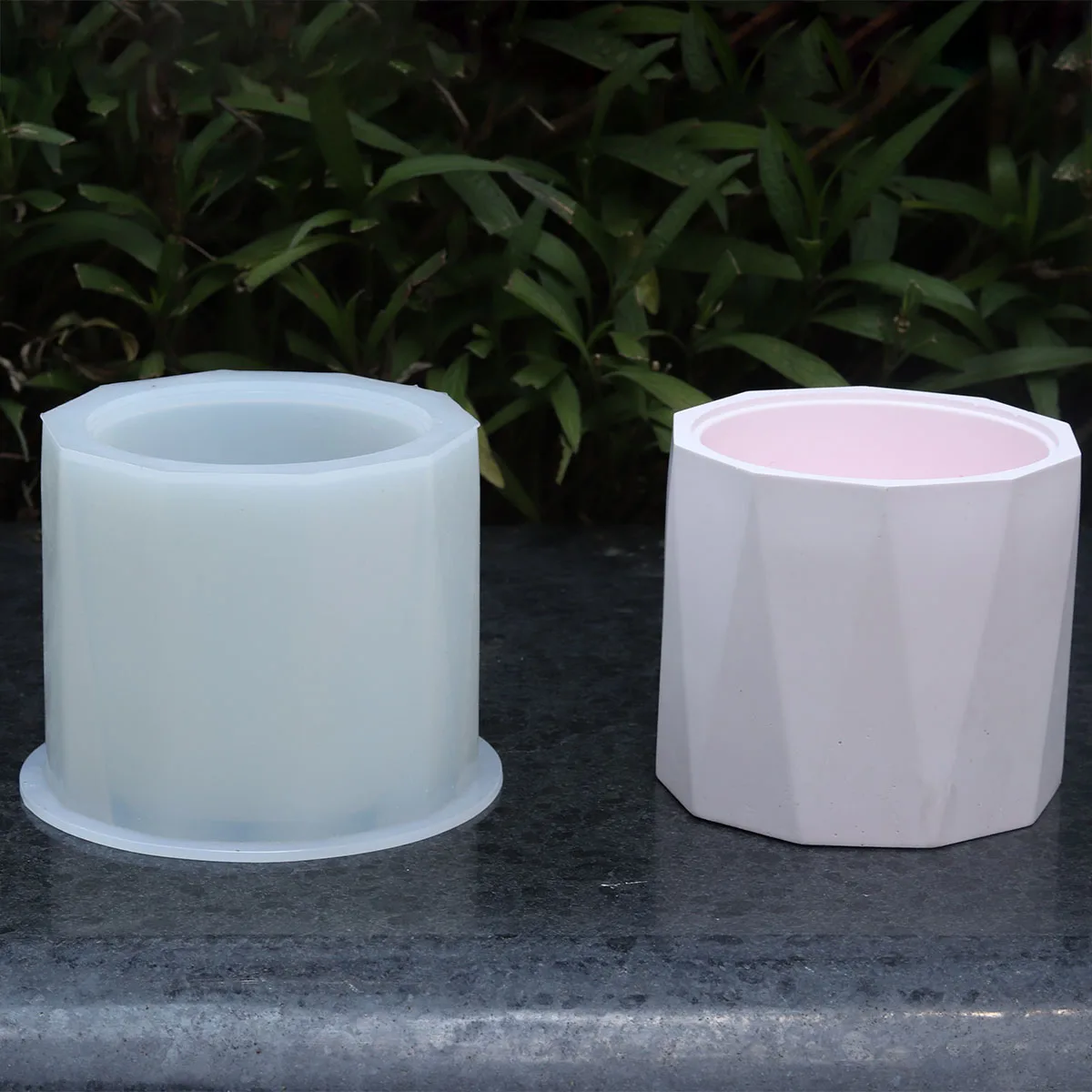 

Silicone Mold Cylinder For Succulent Plants Round Pen Container Plaster Gypsum Mould Cement Clay Molds