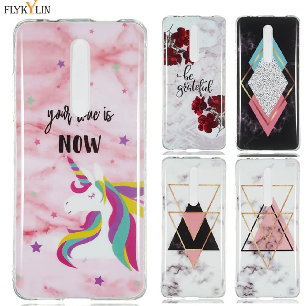 Marble Case For xiaomi Redmi Note 7 Soft Silicone Cover for K20 Pro 4X 5A 5 Plus 6 Back |