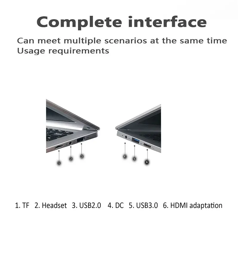 

Fedemer 14Inch J3355 CheapStudent 6GB RAM 64GB/128G/256G/512G ROM SSD LaptopOffice Win10 IntelNotebook With Wi-Fi