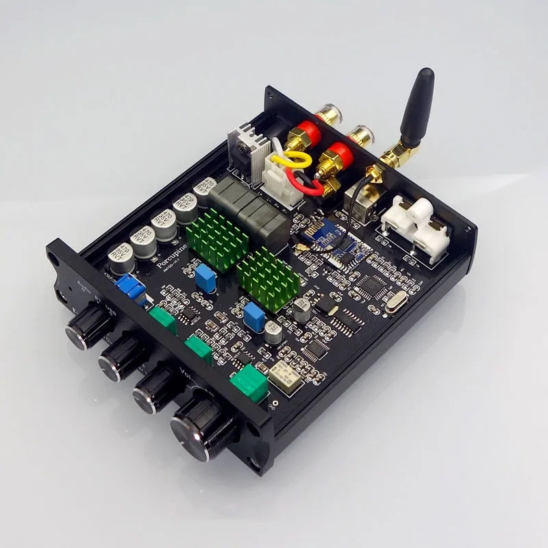 TPA3116D2 Bluetooth 5 0 цифровой усилитель мощности Qcc3003 100 Вт * 2 стерео аудио PCM5102A сабвуфер
