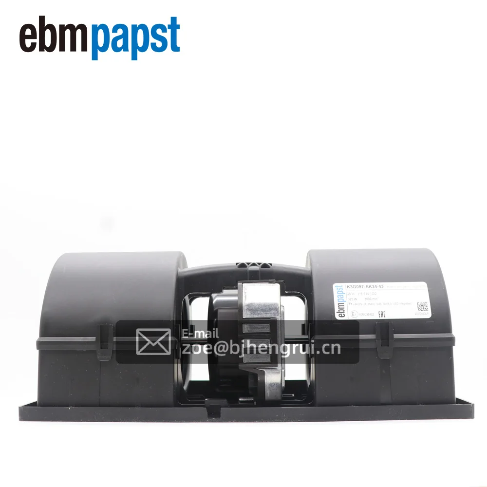 Ebmpapst K3G097 AK34 43 DC 24v EC двойной вперед изогнутый Впускной автомобильный центробежный