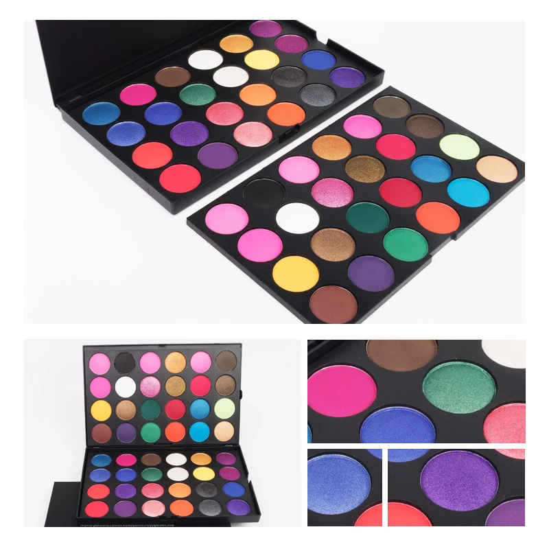 48 цветов матовые тени для век Палитра Макияж земли Косметика Блеск
