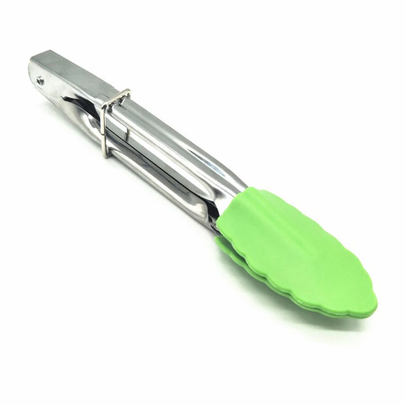 1PCS Silicone BBQ Grilling Tong Salad Bread Serving Non-Stick Kitchen Barbecue Cooking with Joint Lock | Дом и сад